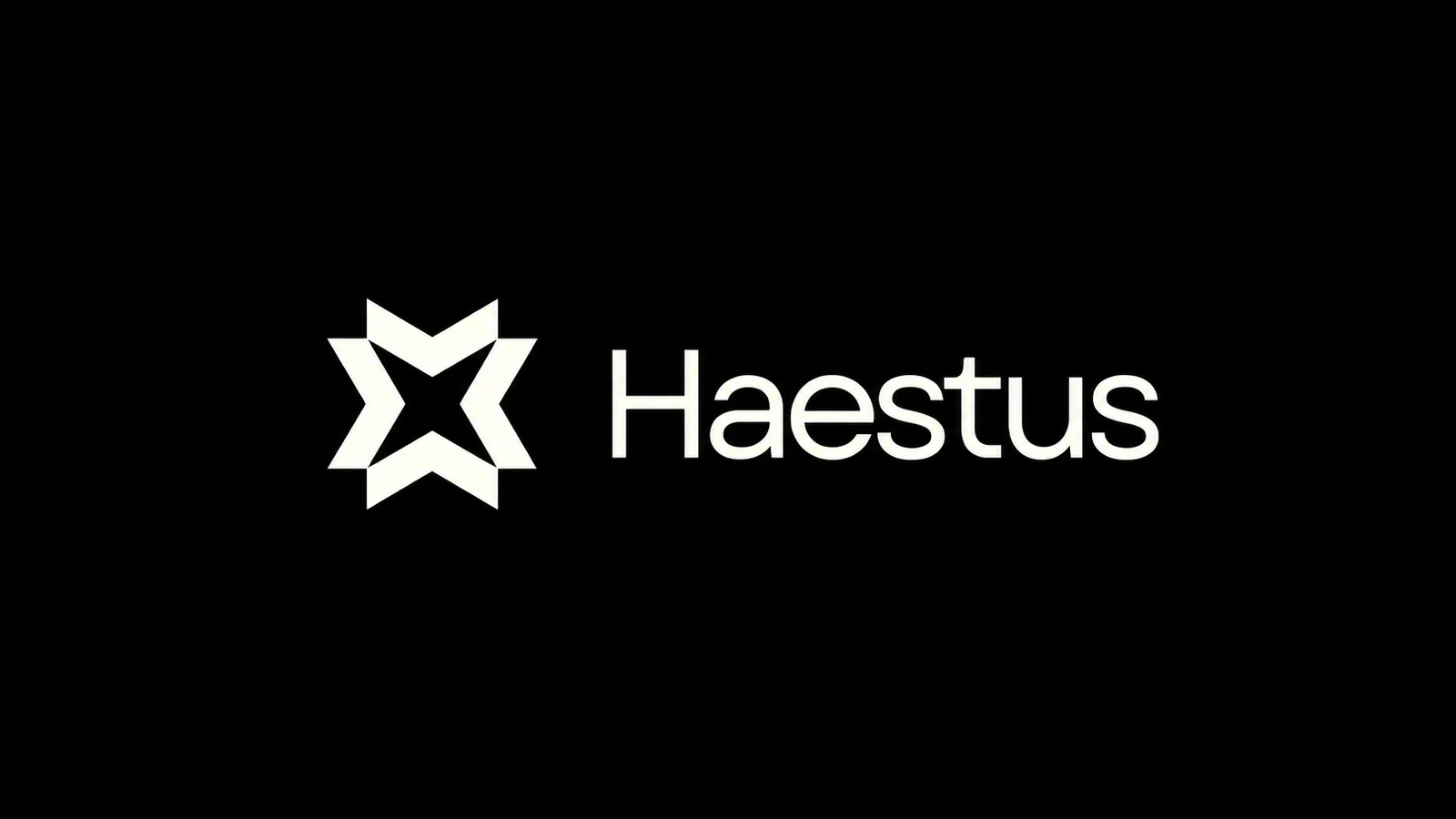 Haestus star mark and wordmark
