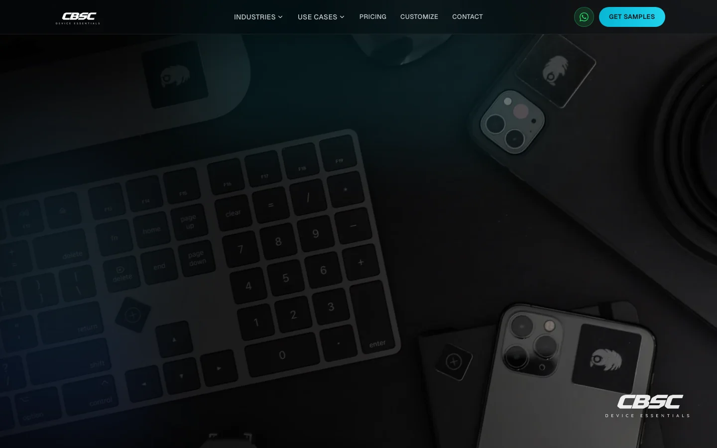 CBSC Device Essentials public website home page